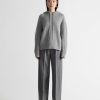 Sweaters Maria Mcmanus | Split Sleeve Hoodie In Heather Grey