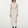 Skirts Maria Mcmanus | Slit Front Skirt In Ivory