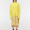 Sweaters Maria Mcmanus | Oversized Turtleneck In Maize Yellow