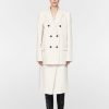 Blazers Maria Mcmanus | Oversized Double Breasted Jacket In Ivory