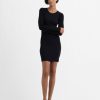 Dresses Maria Mcmanus | Recycled Nylon Crewneck Ribbed Tunic Dress