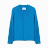 Sweaters Maria Mcmanus | Cape V-Neck In Cerulean Blue