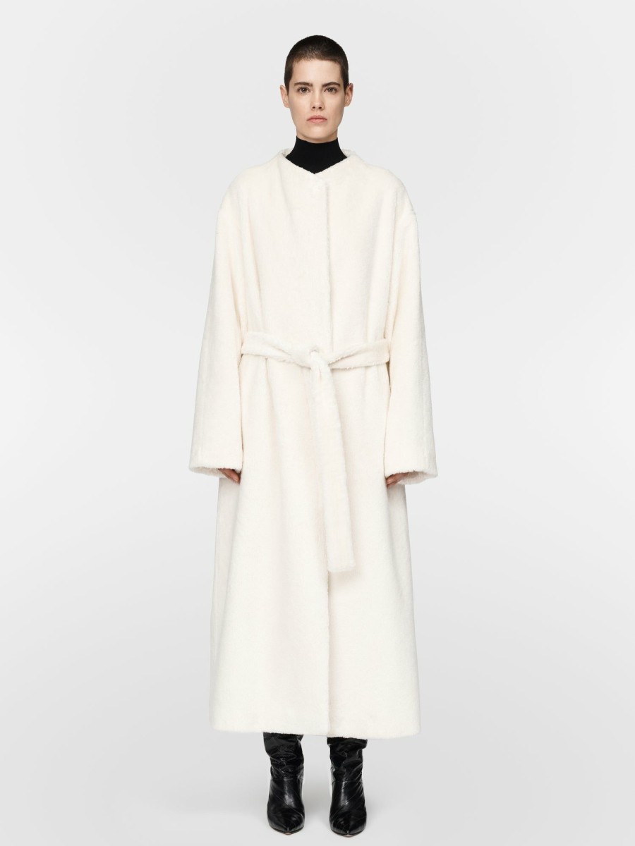 Outerwear Maria Mcmanus | Bathrobe Coat In Ivory