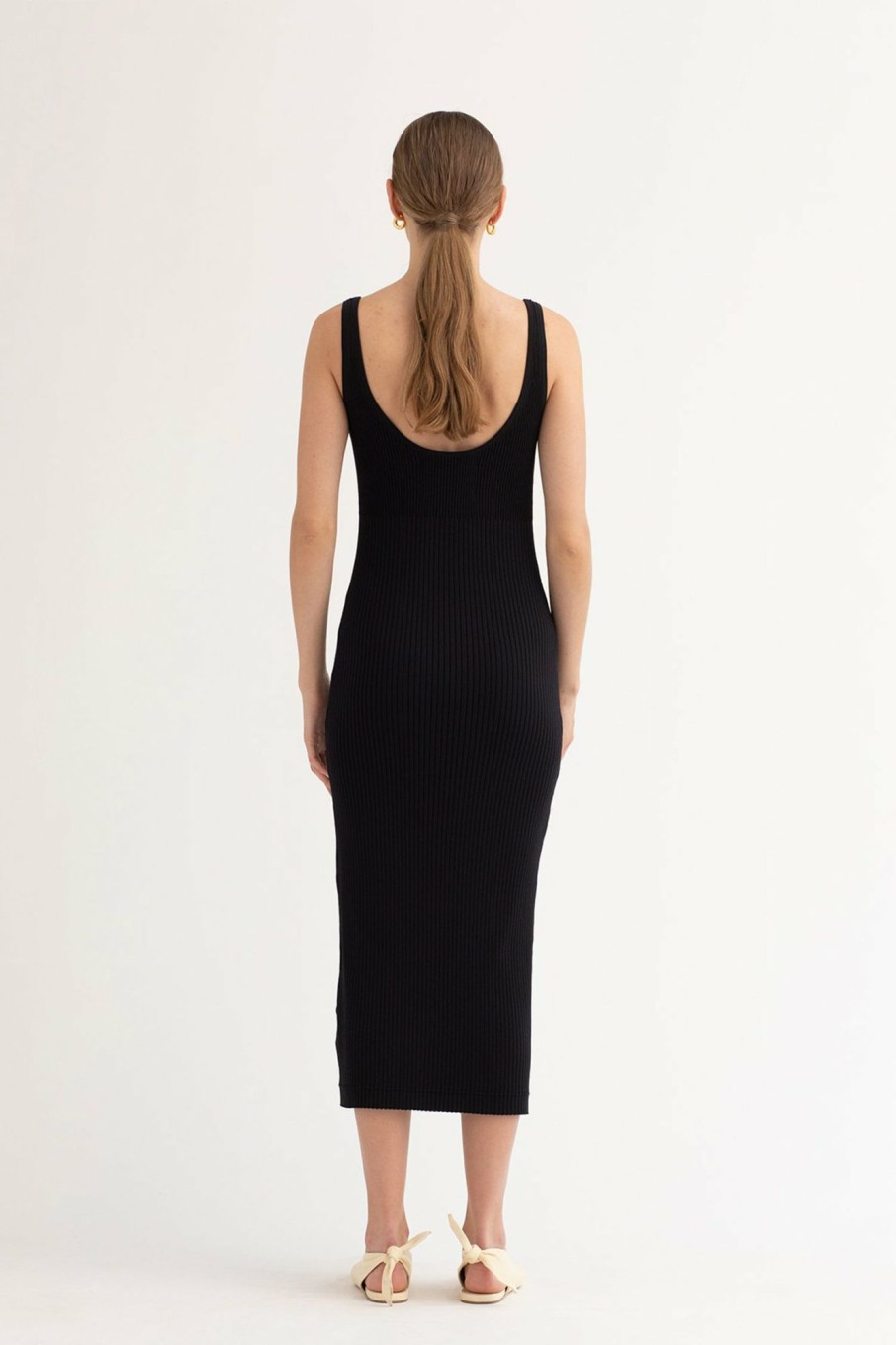 Dresses Maria Mcmanus | Recycled Nylon Scoop Neck Tank Dress