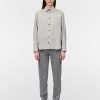 Shirts Maria Mcmanus | Oversized Shirt In Light Heather Grey