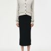 Sweaters Maria Mcmanus | Jacquard Reversible Cardigan In Crema With Black Dot