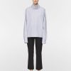 Tops Maria Mcmanus | Mock Neck Top In Lilac Stripe