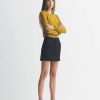 Sweaters Maria Mcmanus | Open Stitch Cashmere Crew In Mustard