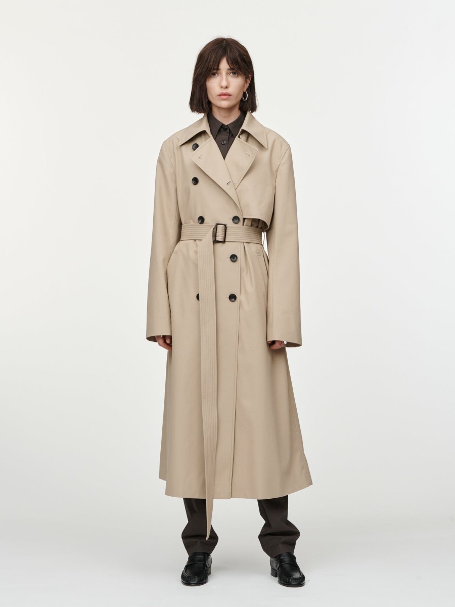 Outerwear Maria Mcmanus | The Trench Coat In Beige