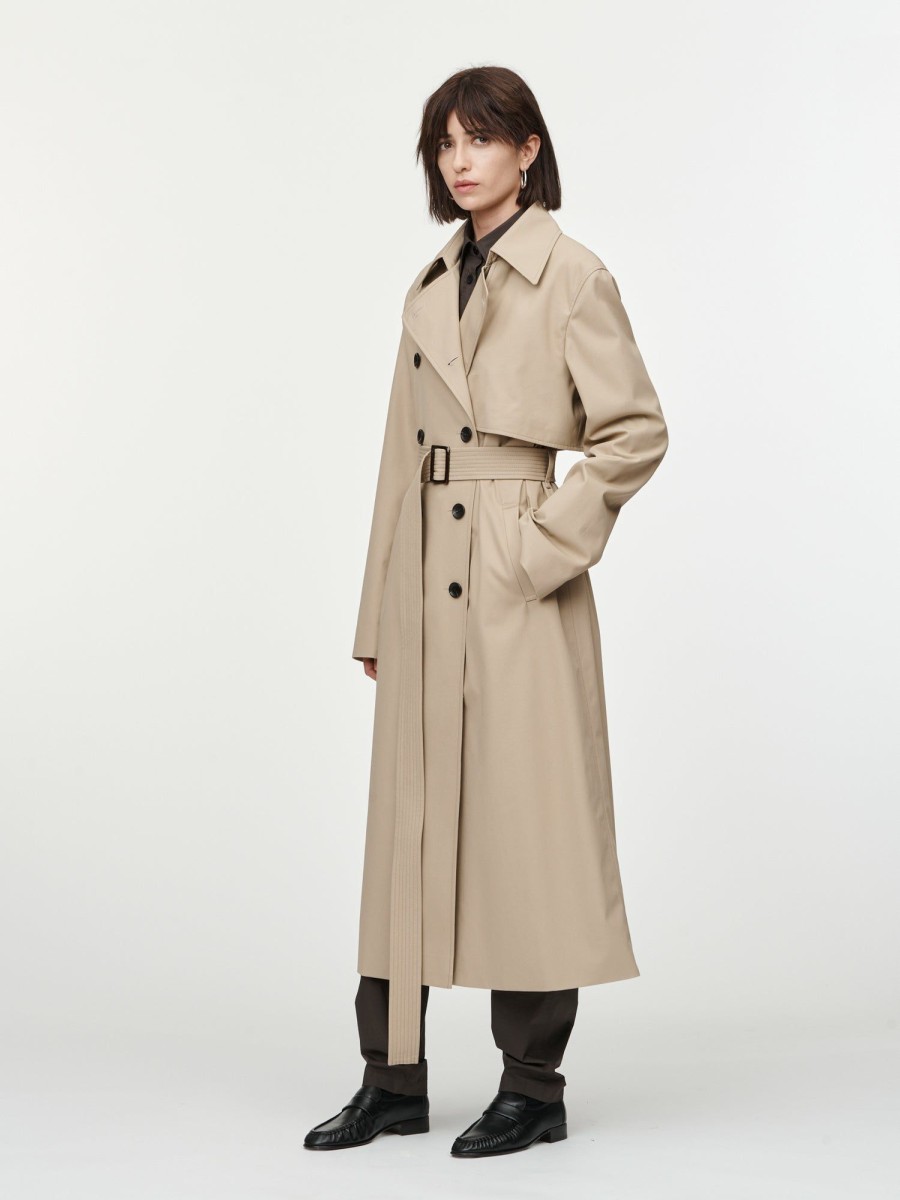 Outerwear Maria Mcmanus | The Trench Coat In Beige