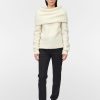 Sweaters Maria Mcmanus | Brushed Cape Sweater In Ivory