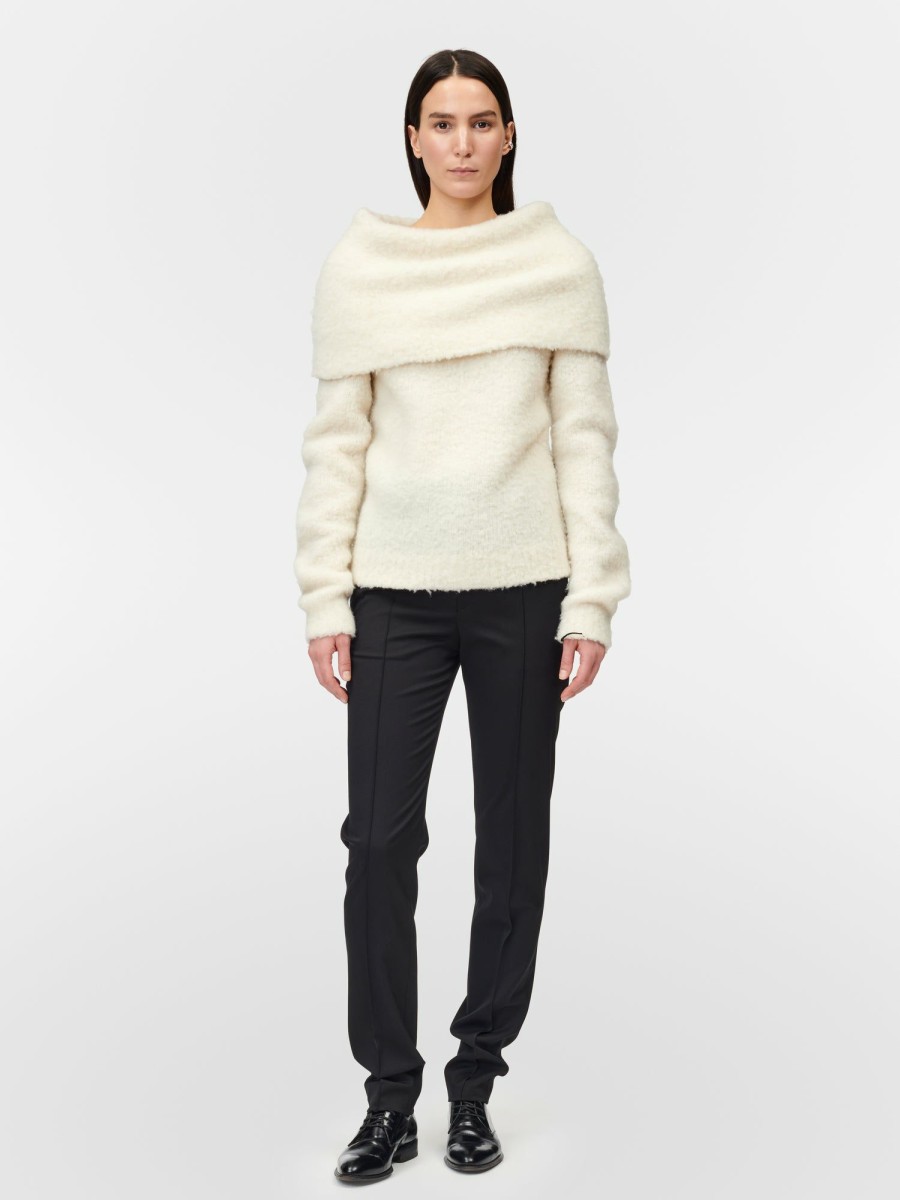 Sweaters Maria Mcmanus | Brushed Cape Sweater In Ivory