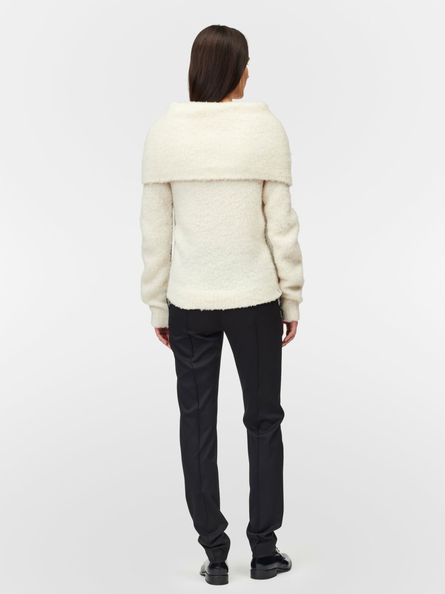 Sweaters Maria Mcmanus | Brushed Cape Sweater In Ivory