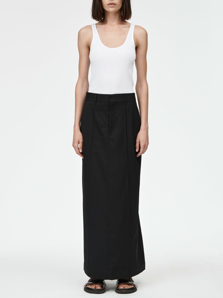 Skirts Maria Mcmanus | Full Length Skirt In Black