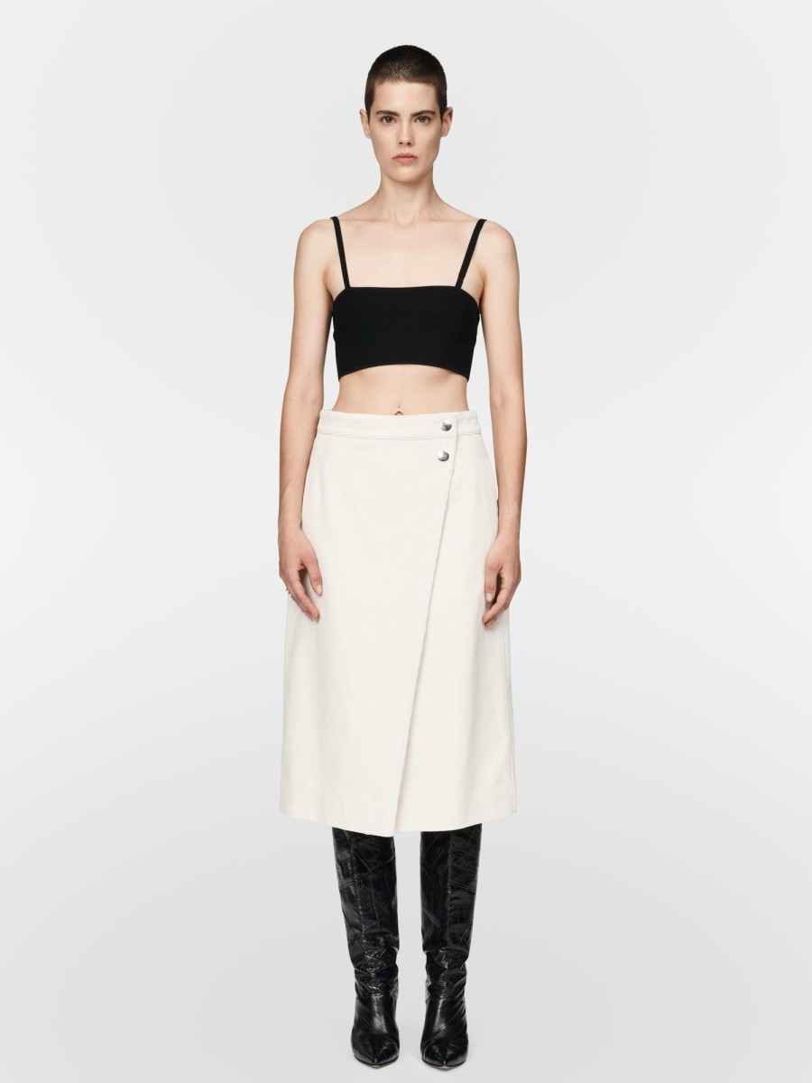 Skirts Maria Mcmanus | Snap Skirt In Ivory