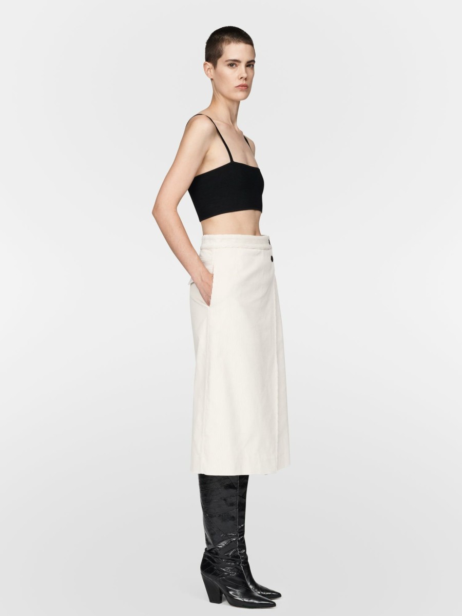 Skirts Maria Mcmanus | Snap Skirt In Ivory