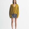 Sweaters Maria Mcmanus | Split Sleeve Cocoon Cardigan In Mustard