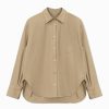 The Oversized Shirt Maria Mcmanus | Snap Shirt In Khaki