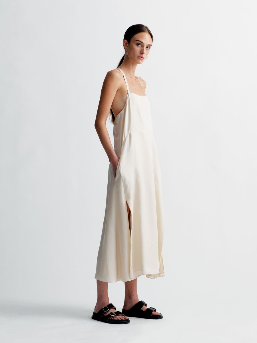 Dresses Maria Mcmanus | T Slip Dress In Ivory