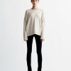 Sweaters Maria Mcmanus | Over-Size Crew In Crema