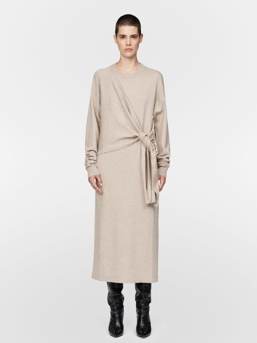 Dresses Maria Mcmanus | Knot Dress In Stone