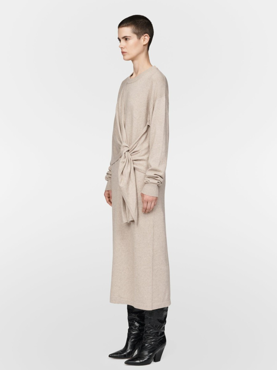 Dresses Maria Mcmanus | Knot Dress In Stone