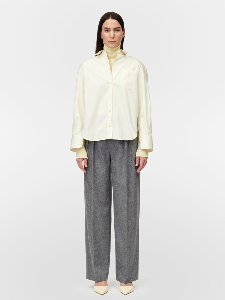 Shirts Maria Mcmanus | Oversized Shirt In Ivory