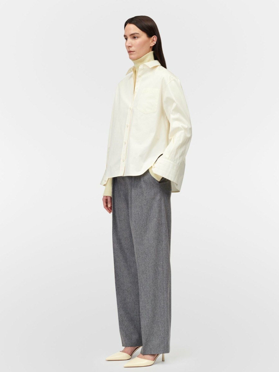 Shirts Maria Mcmanus | Oversized Shirt In Ivory