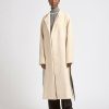 Outerwear Maria Mcmanus | Boucle Wrap Coat In Crema