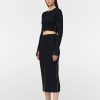 Skirts Maria Mcmanus | Zip Tube Skirt In Black