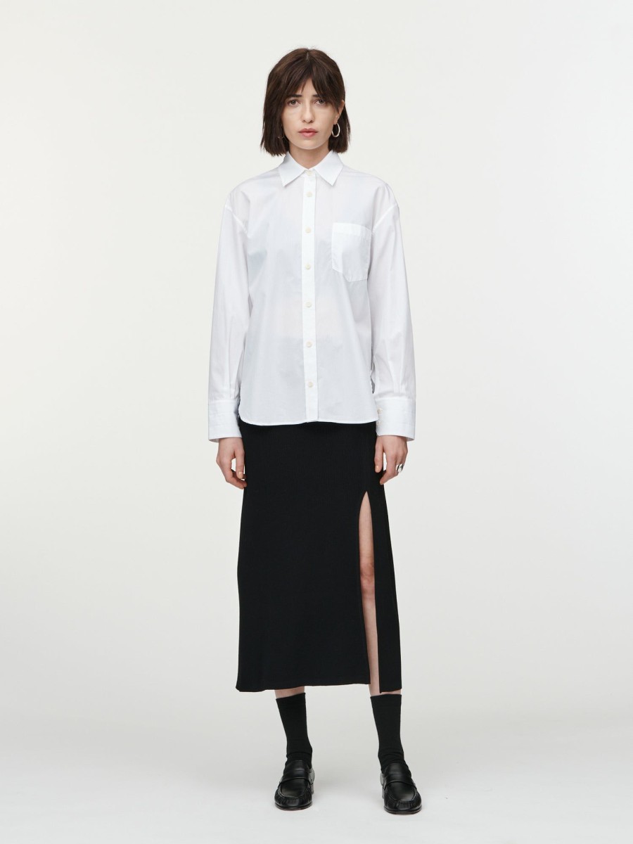 Shirts Maria Mcmanus | Oversized Shirt In Chalk White