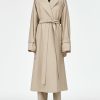 Outerwear Maria Mcmanus | Cape Trench Coat In Sand