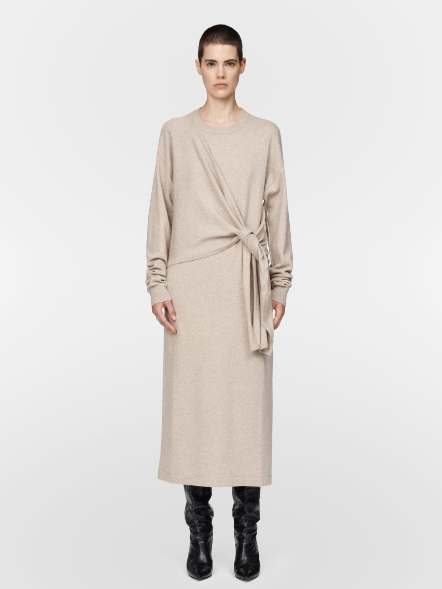 Sweaters Maria Mcmanus | Knot Dress In Stone