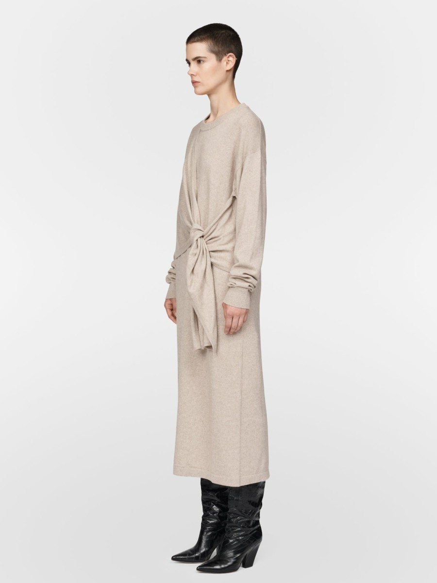 Sweaters Maria Mcmanus | Knot Dress In Stone