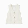 Blazers Maria Mcmanus | Tailored Vest In Ivory