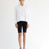 Hoodies Maria Mcmanus | Organic Cotton Trapeze Hoodie In White