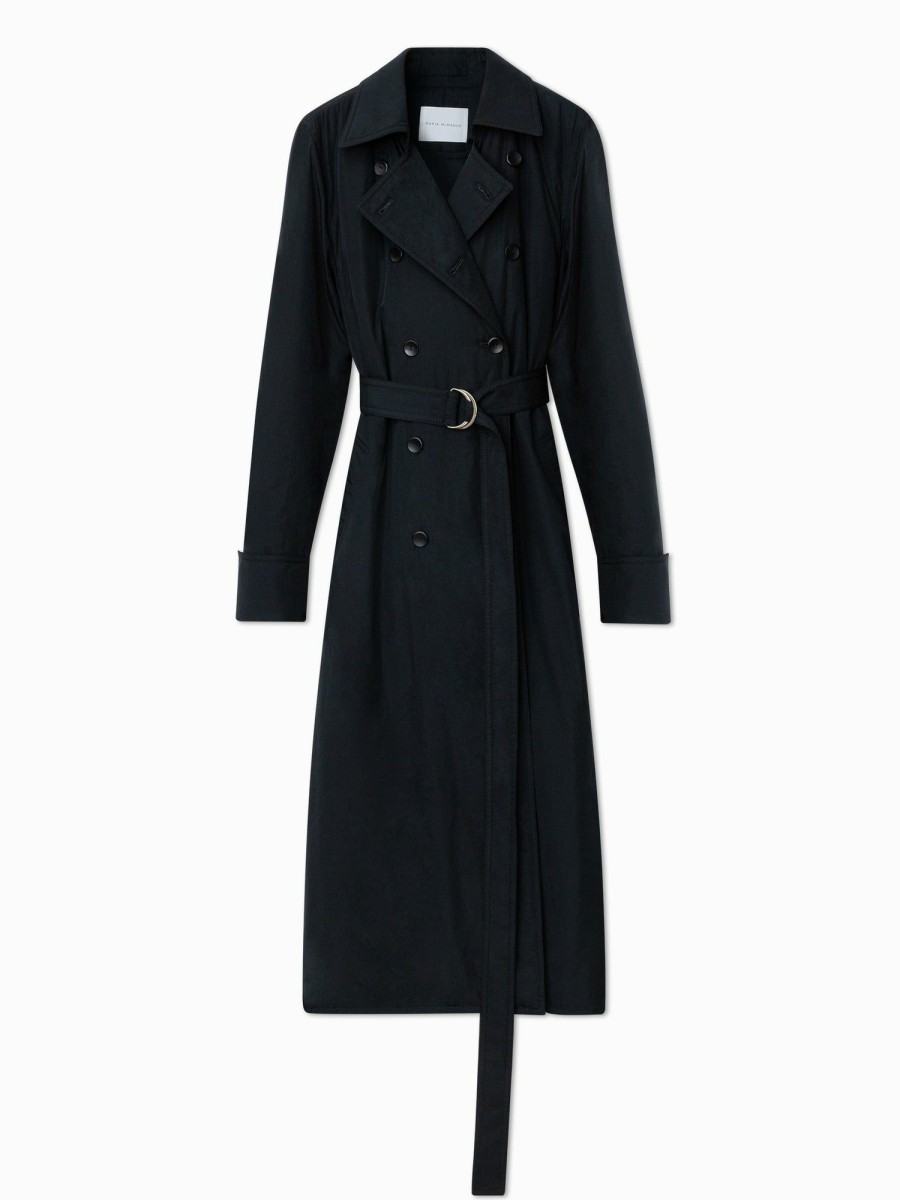 Outerwear Maria Mcmanus | Duvet Coat In Black