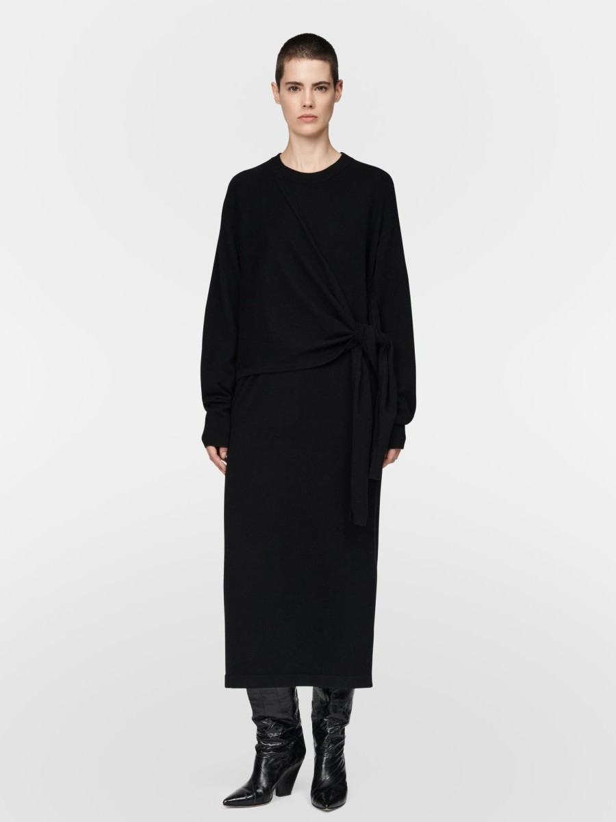 Dresses Maria Mcmanus | Knot Dress In Black