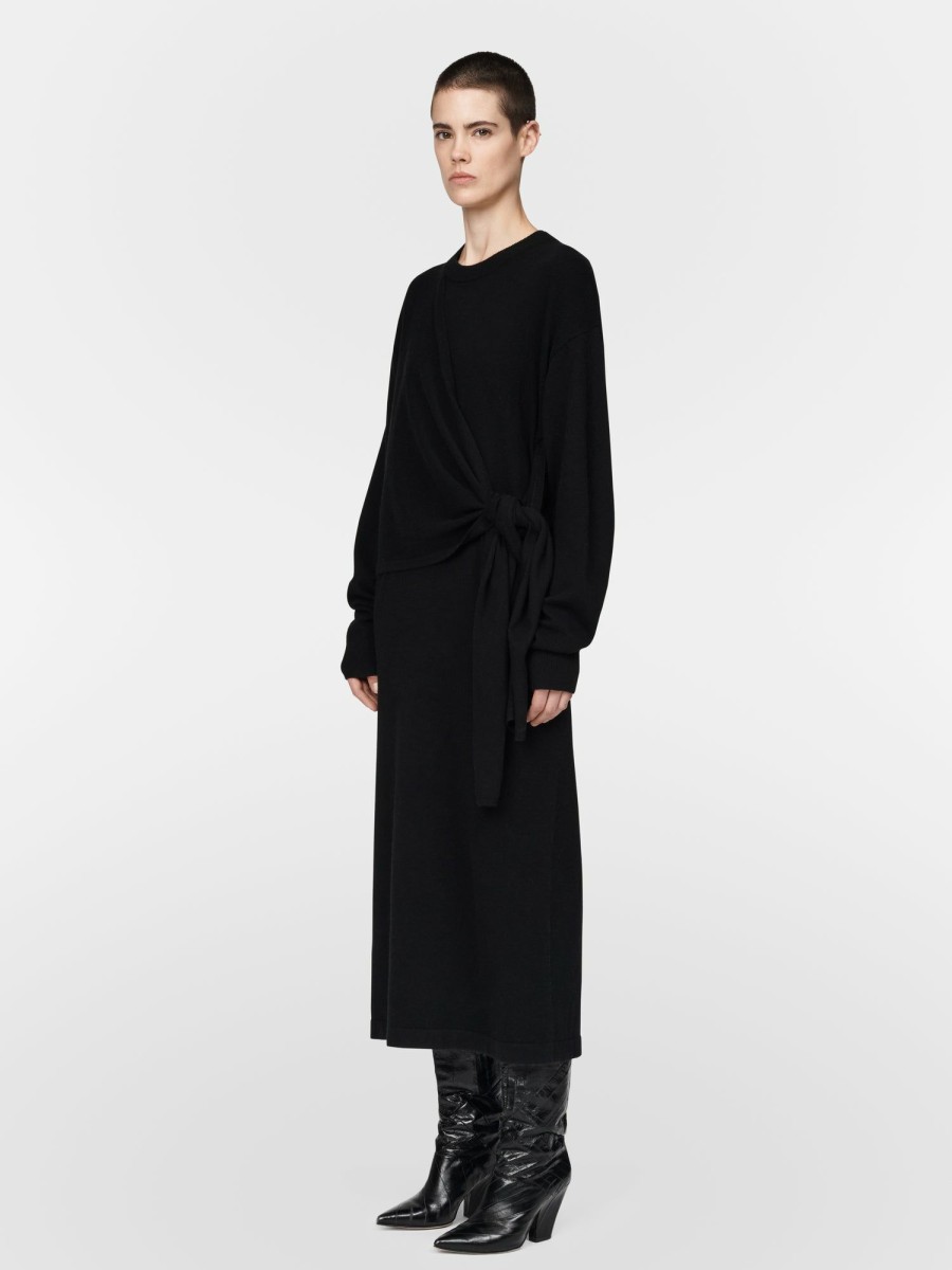 Dresses Maria Mcmanus | Knot Dress In Black