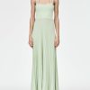 Dresses Maria Mcmanus | Halter Neck Dress In Aegean Green