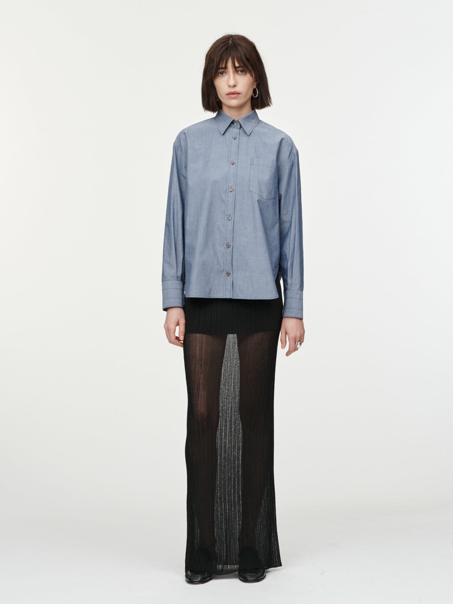 The Oversized Shirt Maria Mcmanus | Oversized Shirt In Chambray