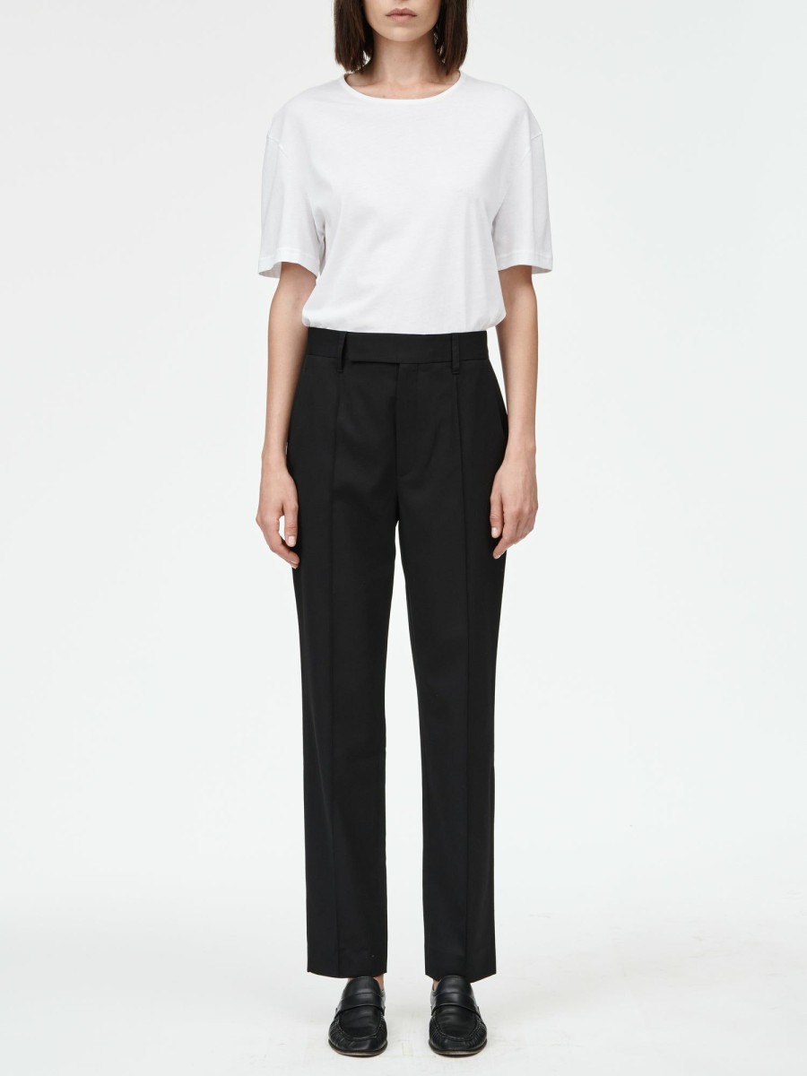 Trousers Maria Mcmanus | Pintuck Trouser In Black