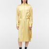 Dresses Maria Mcmanus | Oversized Belted Shirt Dress In Lemonade