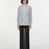 The Oversized Shirt Maria Mcmanus | Oversized Shirt In Black X White Stripe