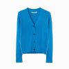 Sweaters Maria Mcmanus | Boyfriend Cardigan In Cerulean Blue